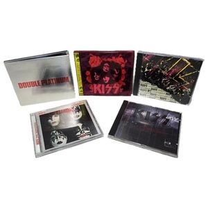 KISS CD's Lot of 5 Dynasty Double Platinum Revenge MTV Unplugged You Wanted Best